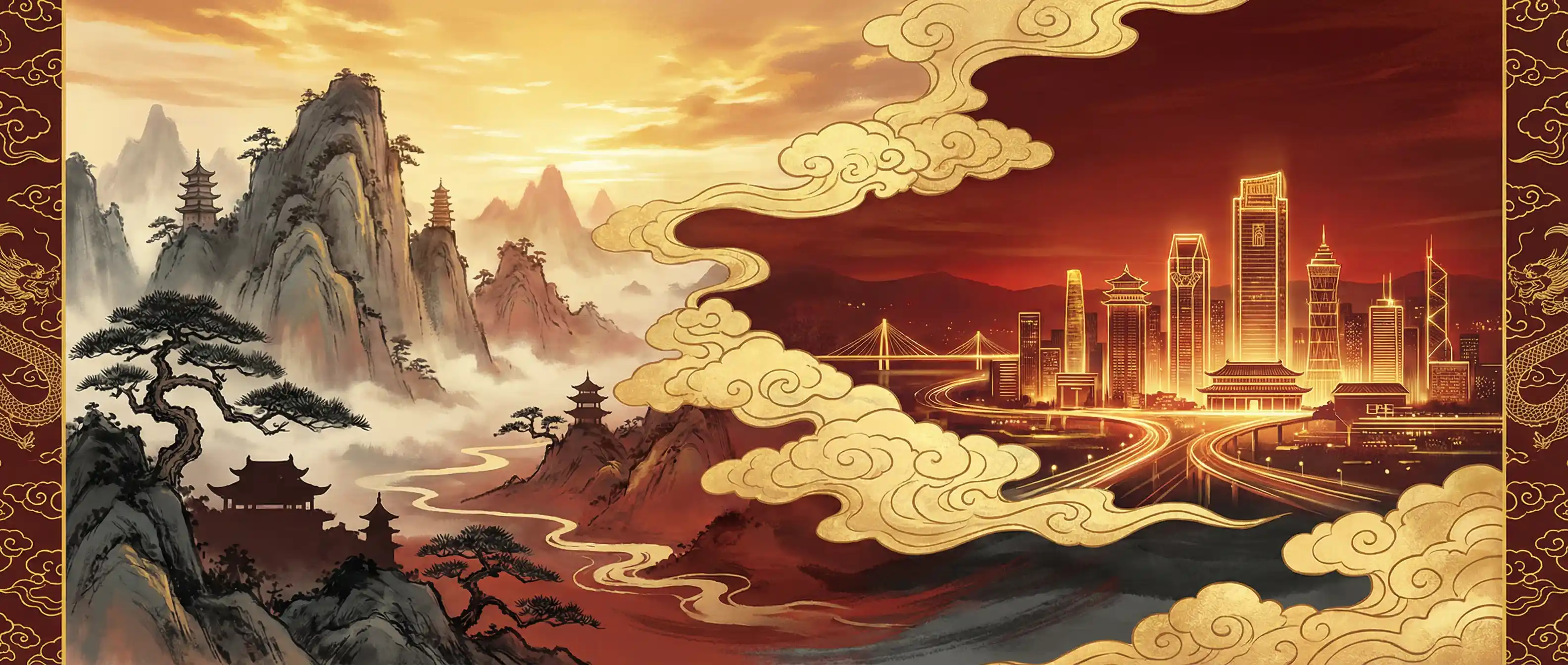 成都黑帽门原图清晰 华风推荐横幅背景